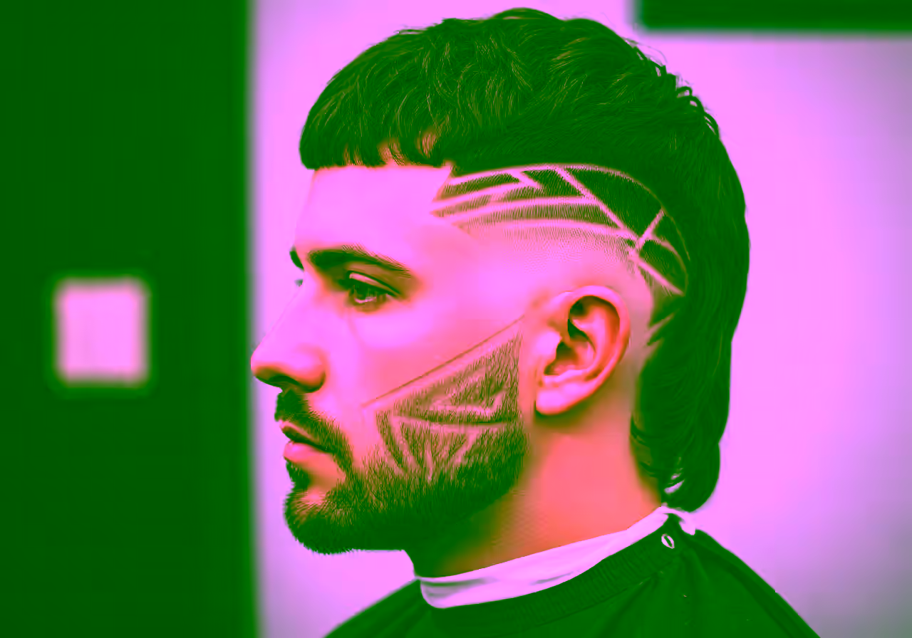 Mullet with Design — modern mullet for men in 2026