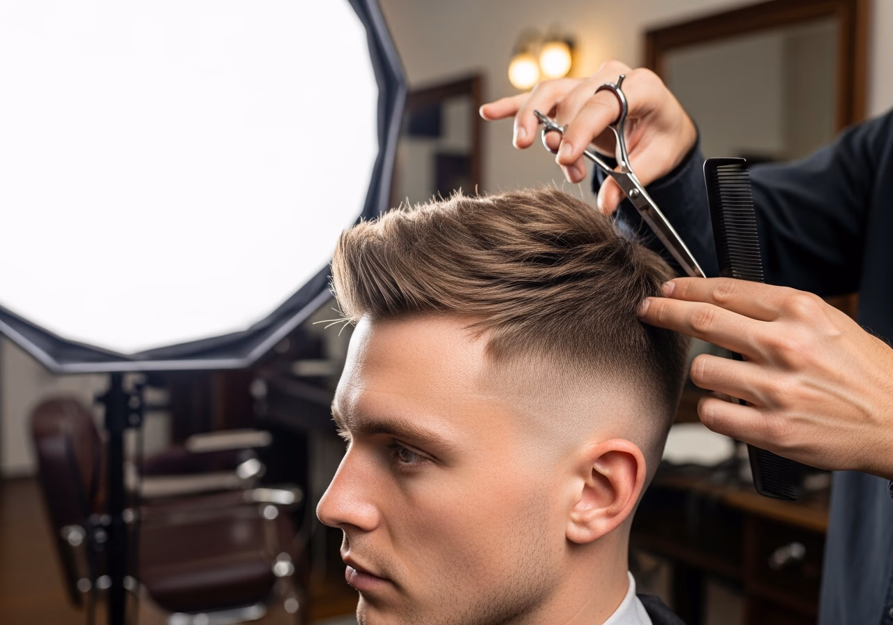 Short Messy Root Lift Crop — for men with oily scalp in 2026