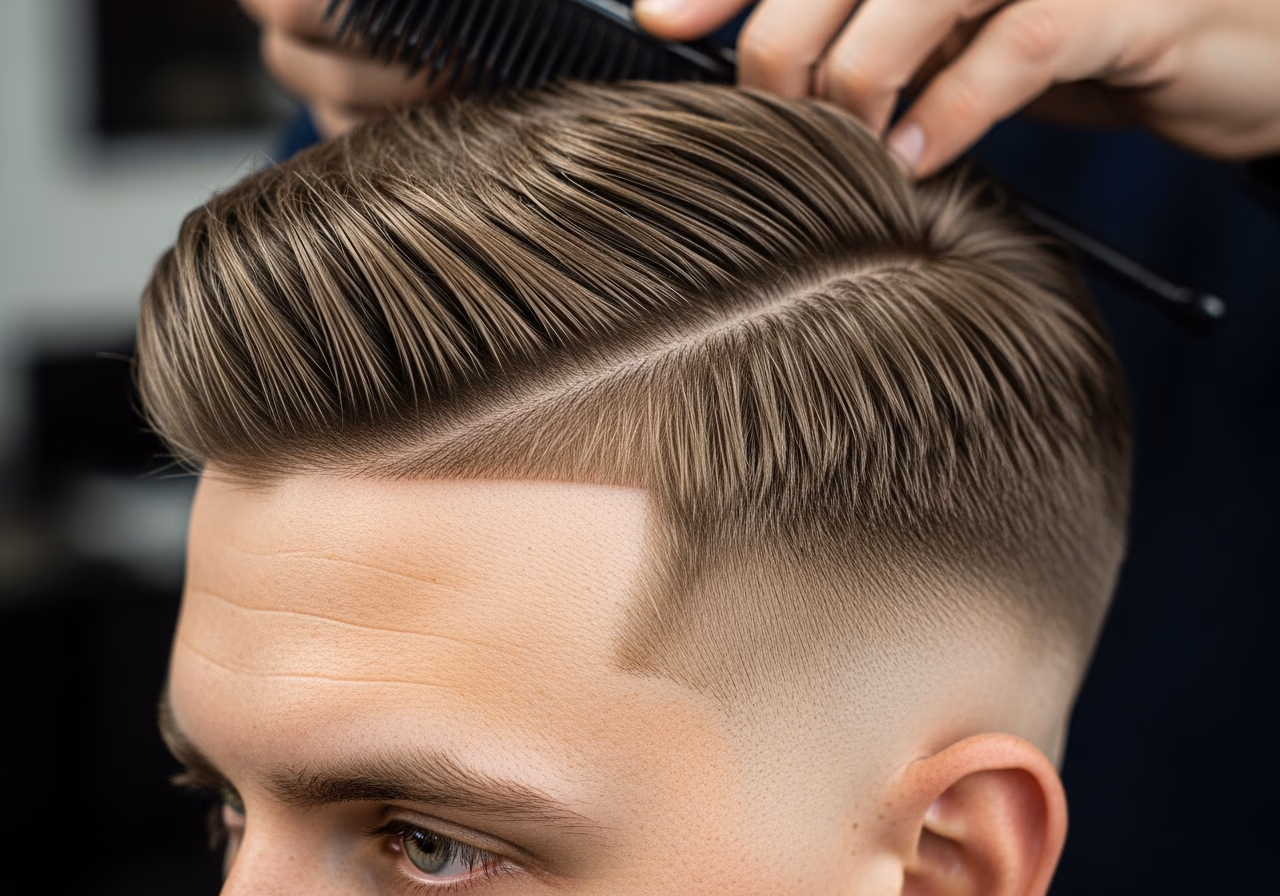 Textured Side Part Grip — for men with oily scalp in 2026