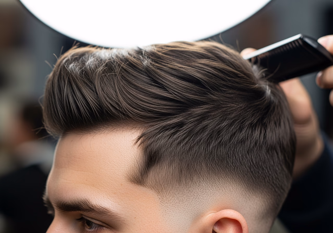 Wide Side Volume Taper — for men with oily scalp in 2026