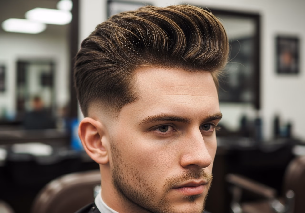 Blowout Taper Oval — for men with oval face shapes in 2026