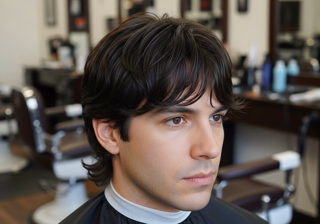 Curtain Bangs Layers Oval — for men with oval face shapes in 2026