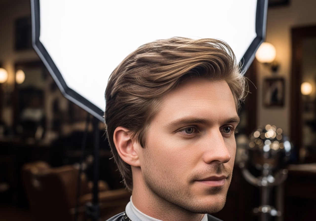 Feathered Layers Oval — for men with oval face shapes in 2026
