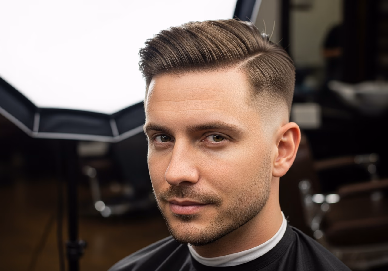 Hybrid Undercut Fade Oval — for men with oval face shapes in 2026
