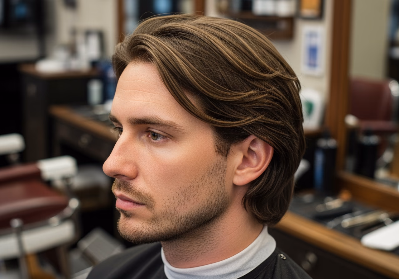 Layered Flow Oval — for men with oval face shapes in 2026