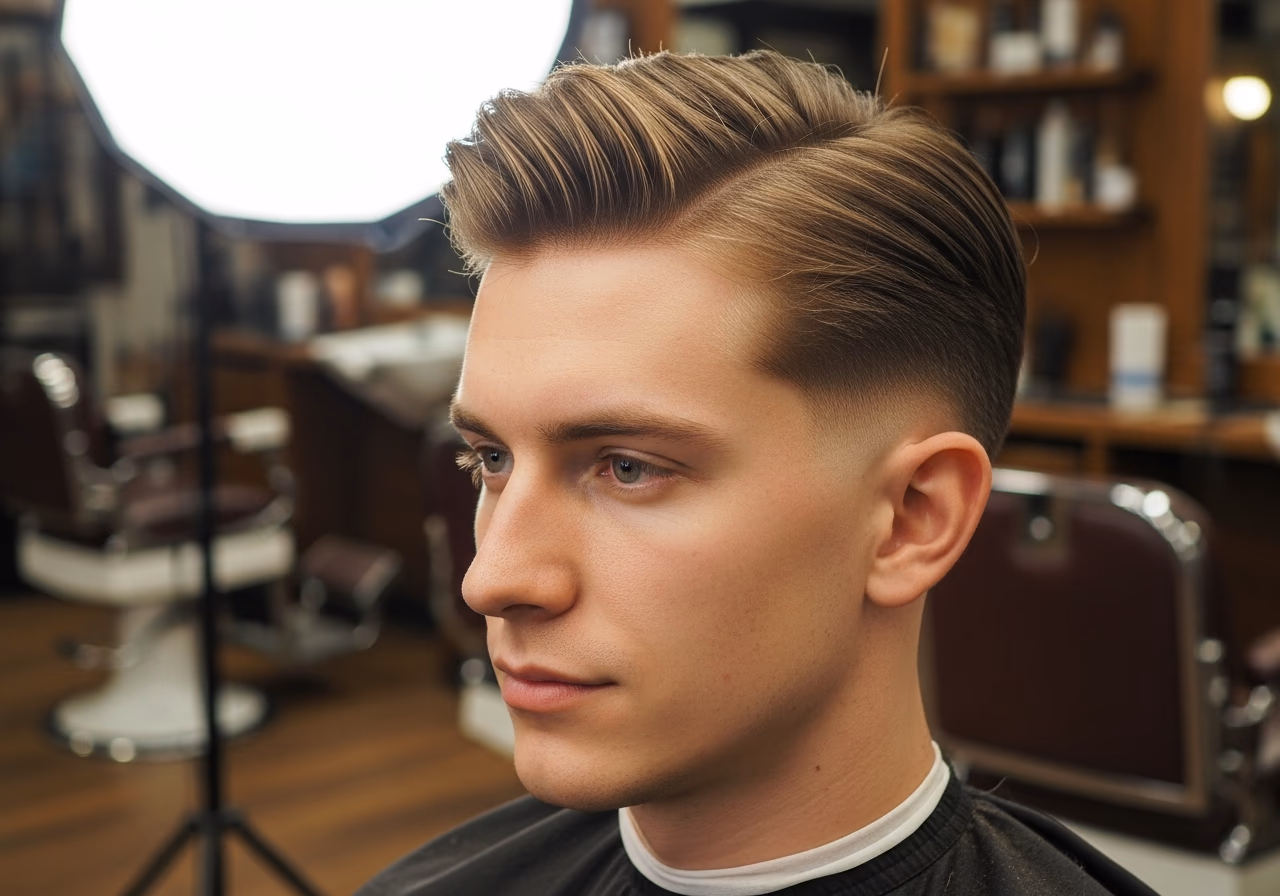 Medium Hard Part Oval — for men with oval face shapes in 2026