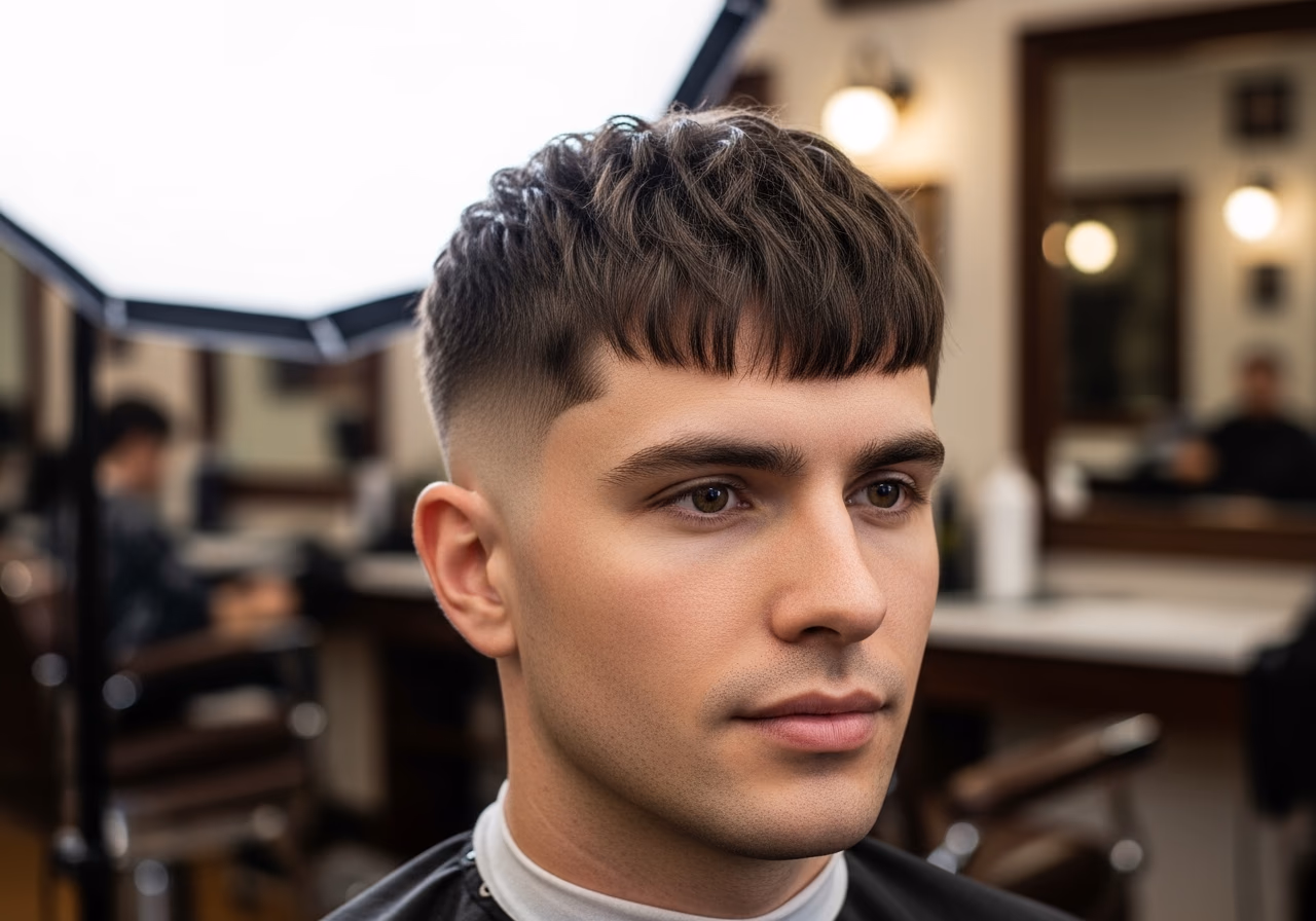 Modern French Crop Oval — for men with oval face shapes in 2026