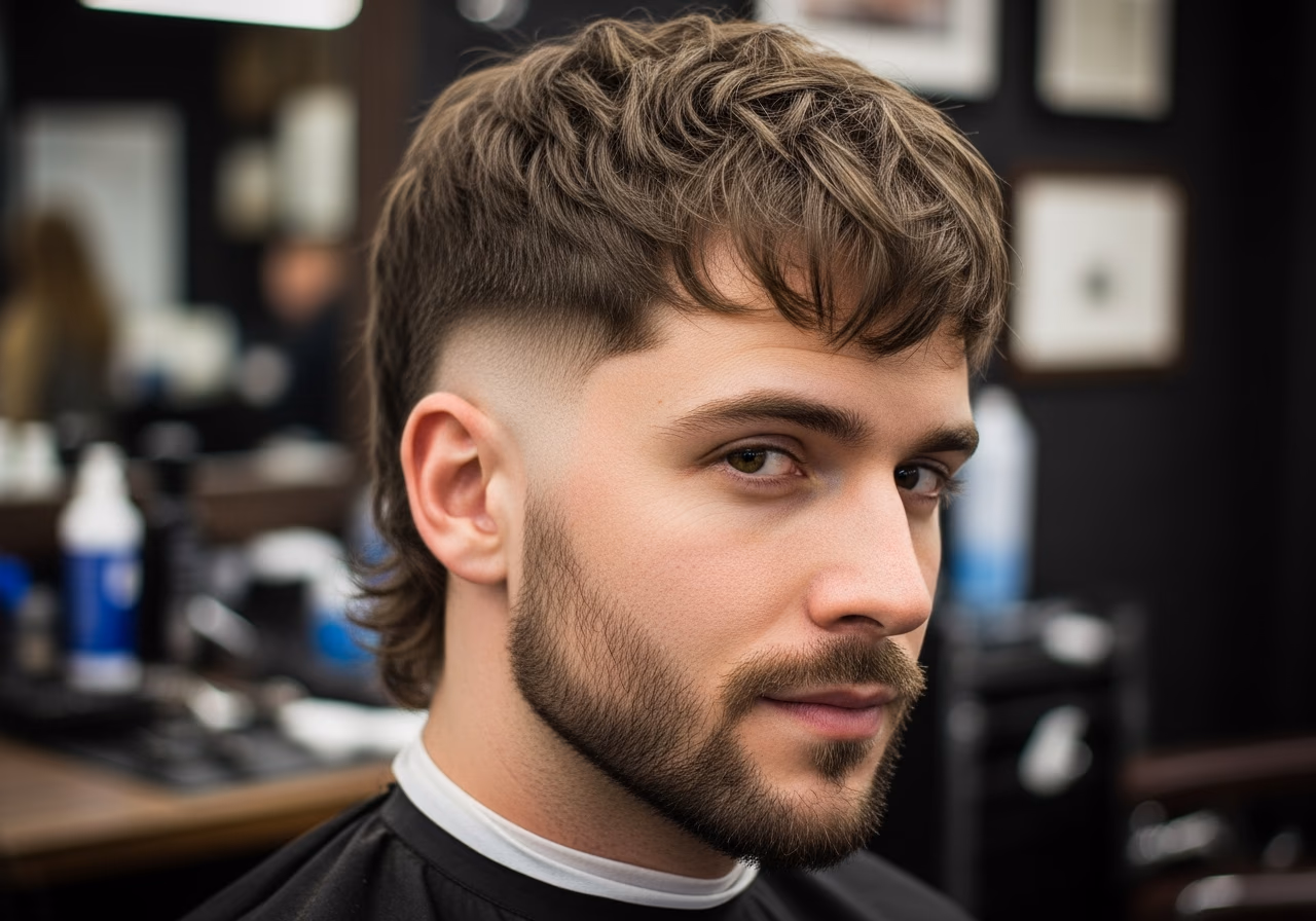 Modern Mullet Oval — for men with oval face shapes in 2026