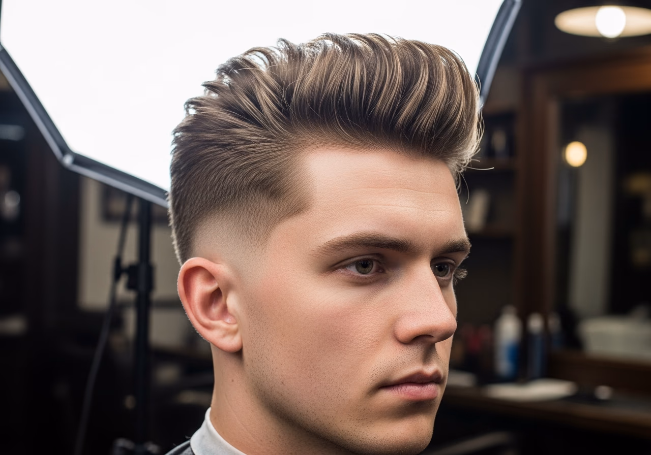 Modern Quiff Oval — for men with oval face shapes in 2026