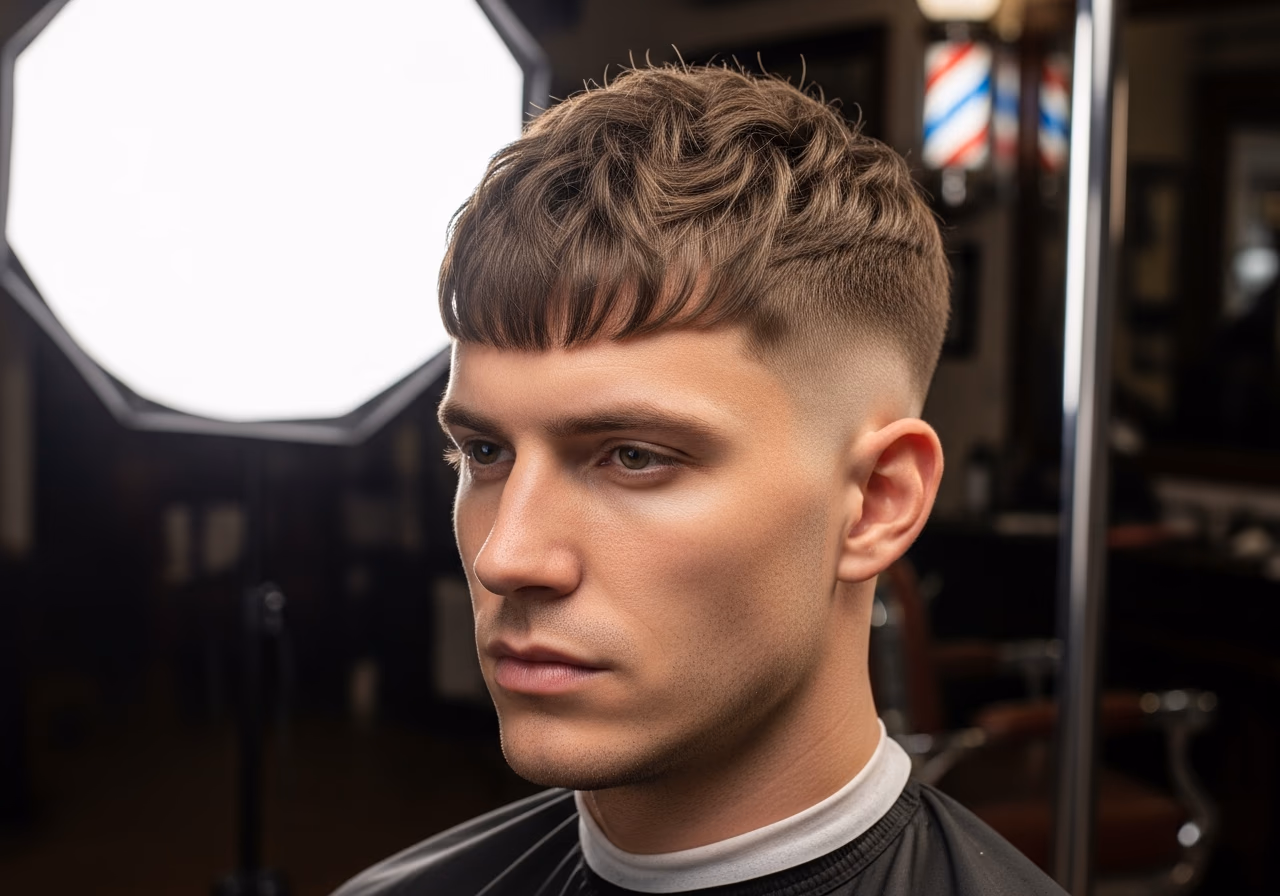 Textured Crop Oval — for men with oval face shapes in 2026