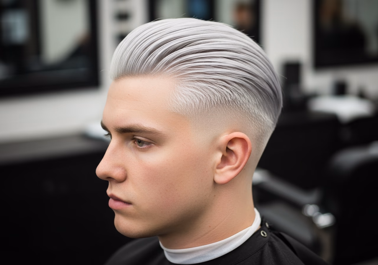 Platinum Slick Back Undercut — slick back undercut for men in 2026