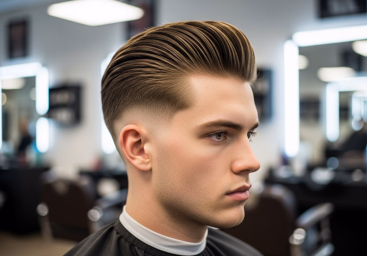 Slick Back Pompadour Undercut — slick back undercut for men in 2026