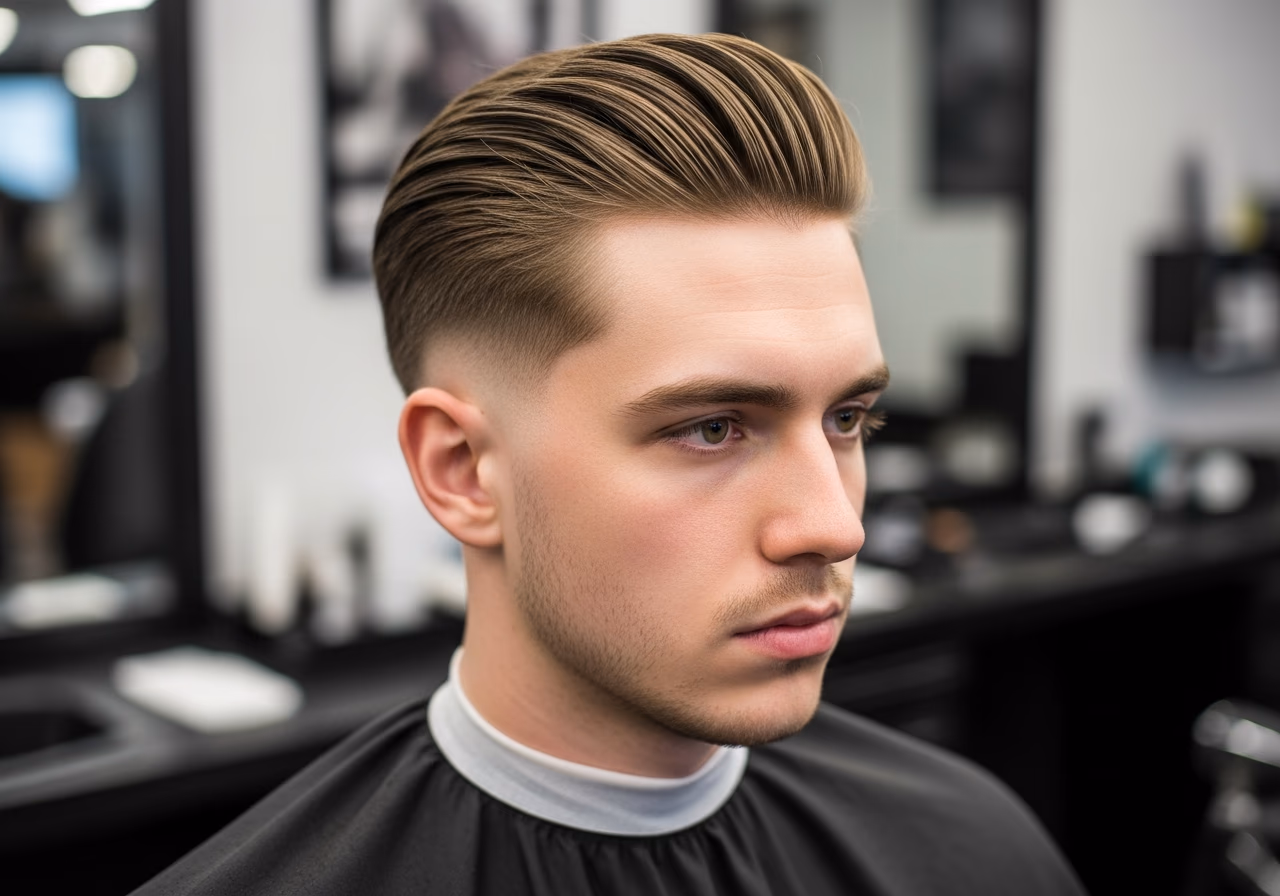 Slick Back Undercut with Fringe — slick back undercut for men in 2026