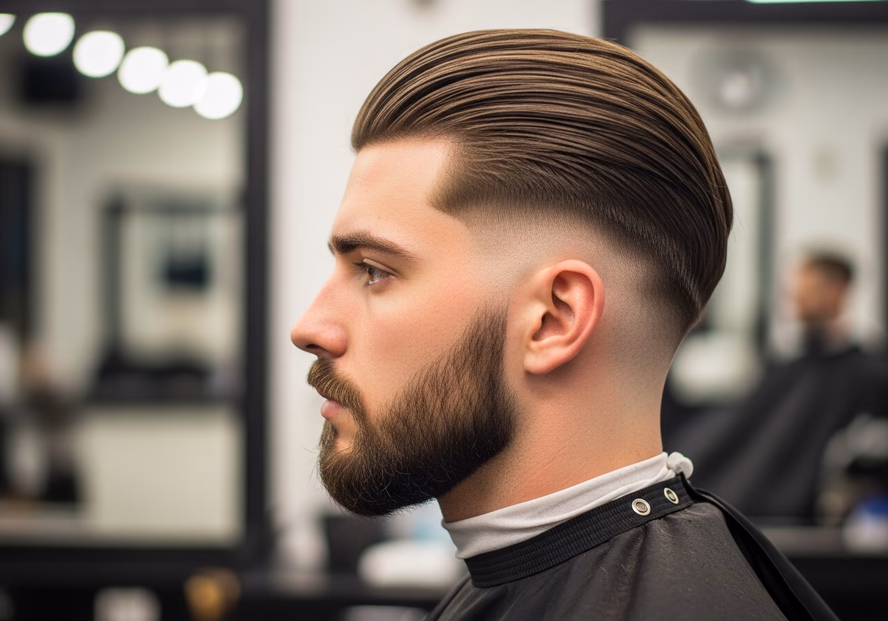 Slick Back with Man Bun Option — slick back undercut for men in 2026