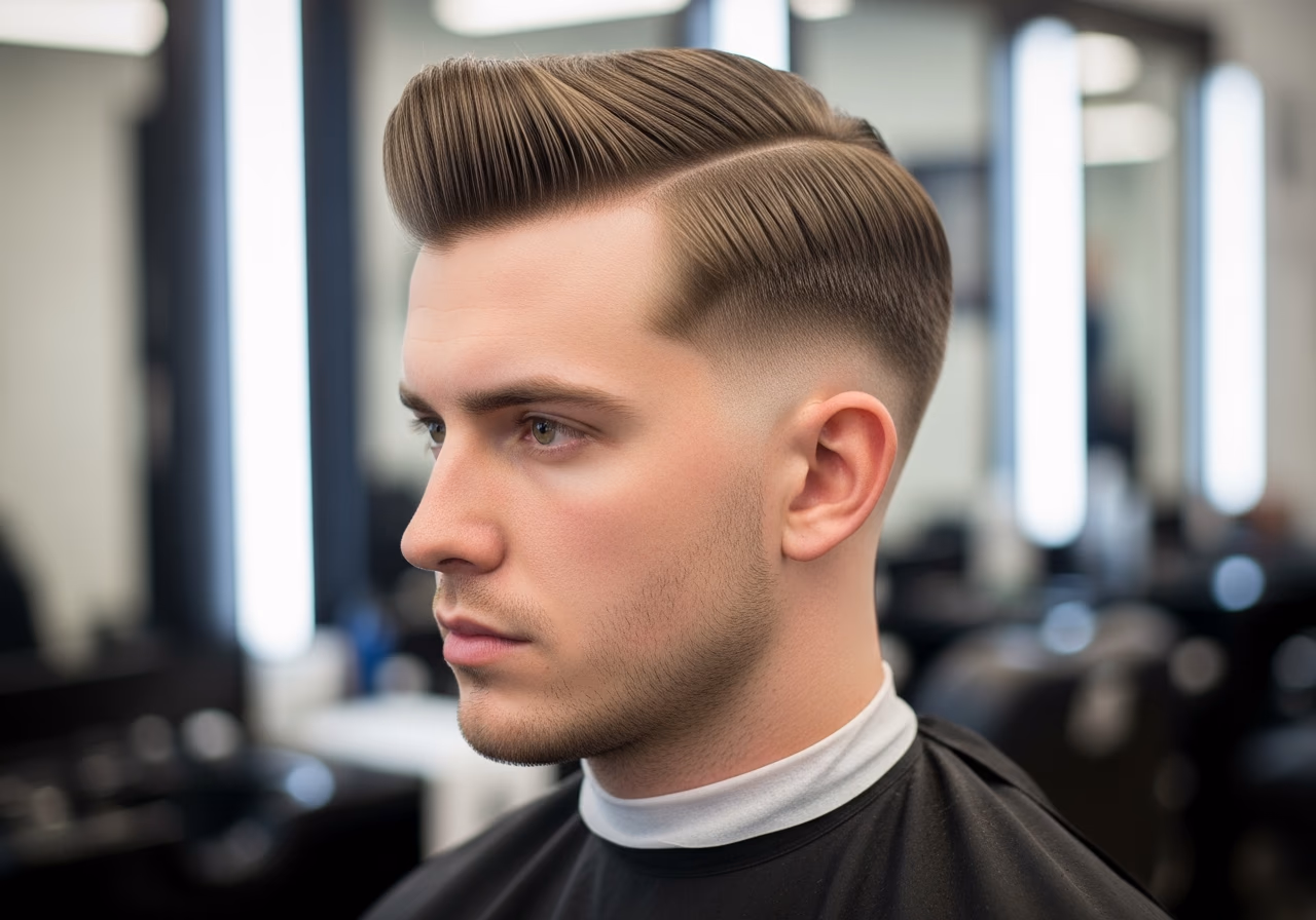 Voluminous Slick Back Undercut — slick back undercut for men in 2026