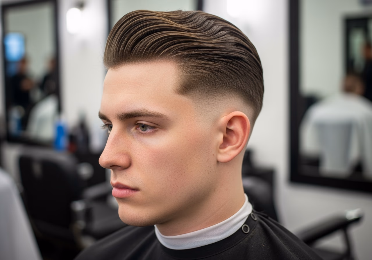 Wavy Slick Back Undercut — slick back undercut for men in 2026