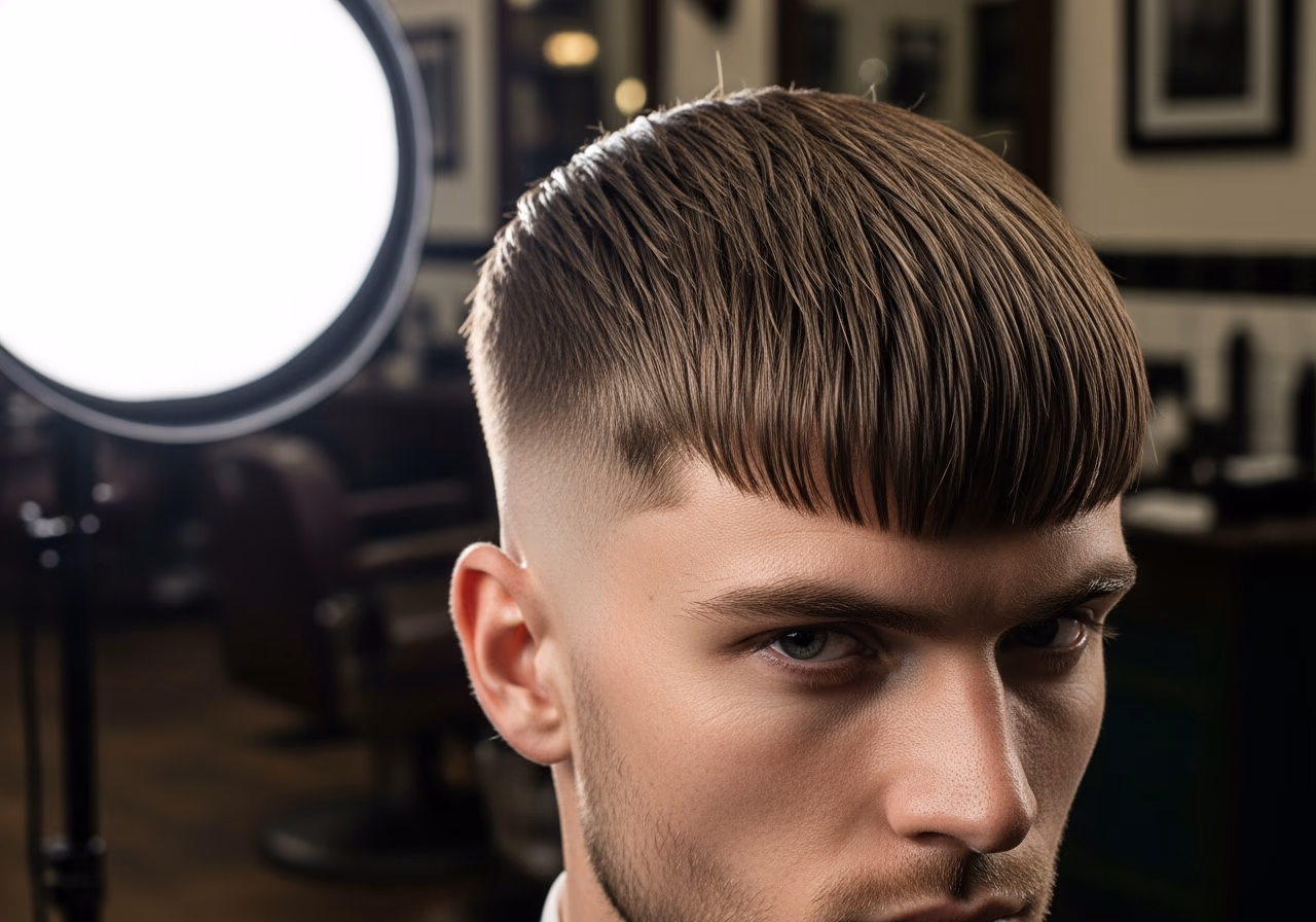 Heavy Grip Forward Fringe — for men with straight hair in 2026