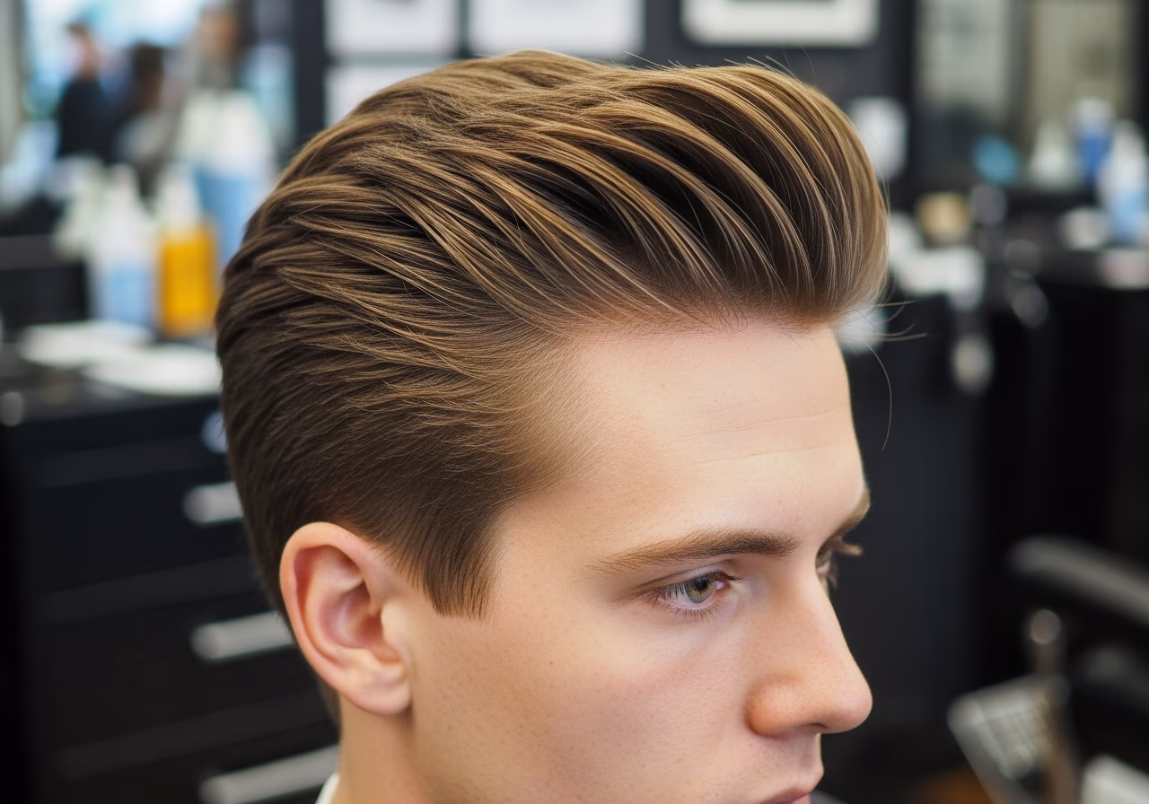 Heavy Layered Bro Flow Hold — for men with straight hair in 2026