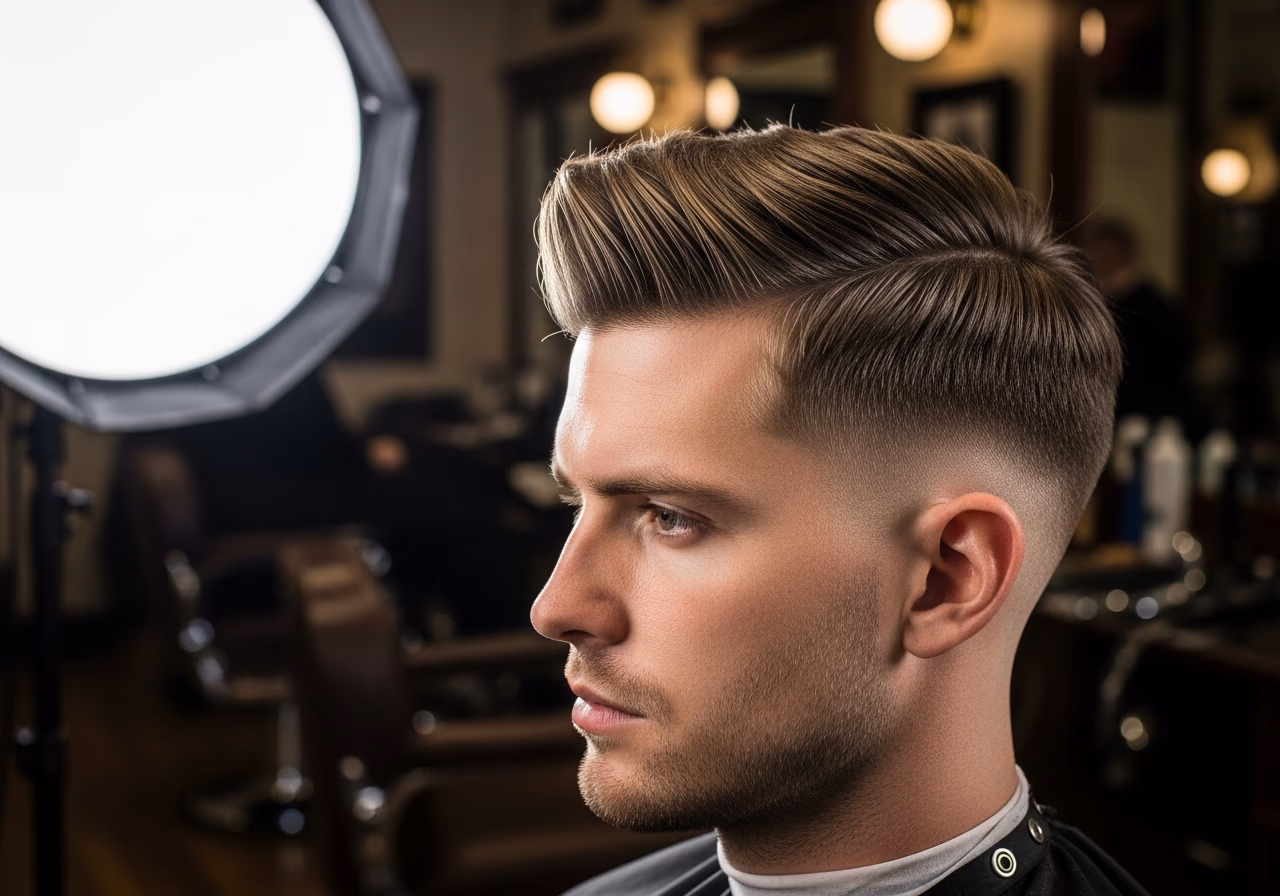 Heavy Textured Angular Sweep — for men with straight hair in 2026