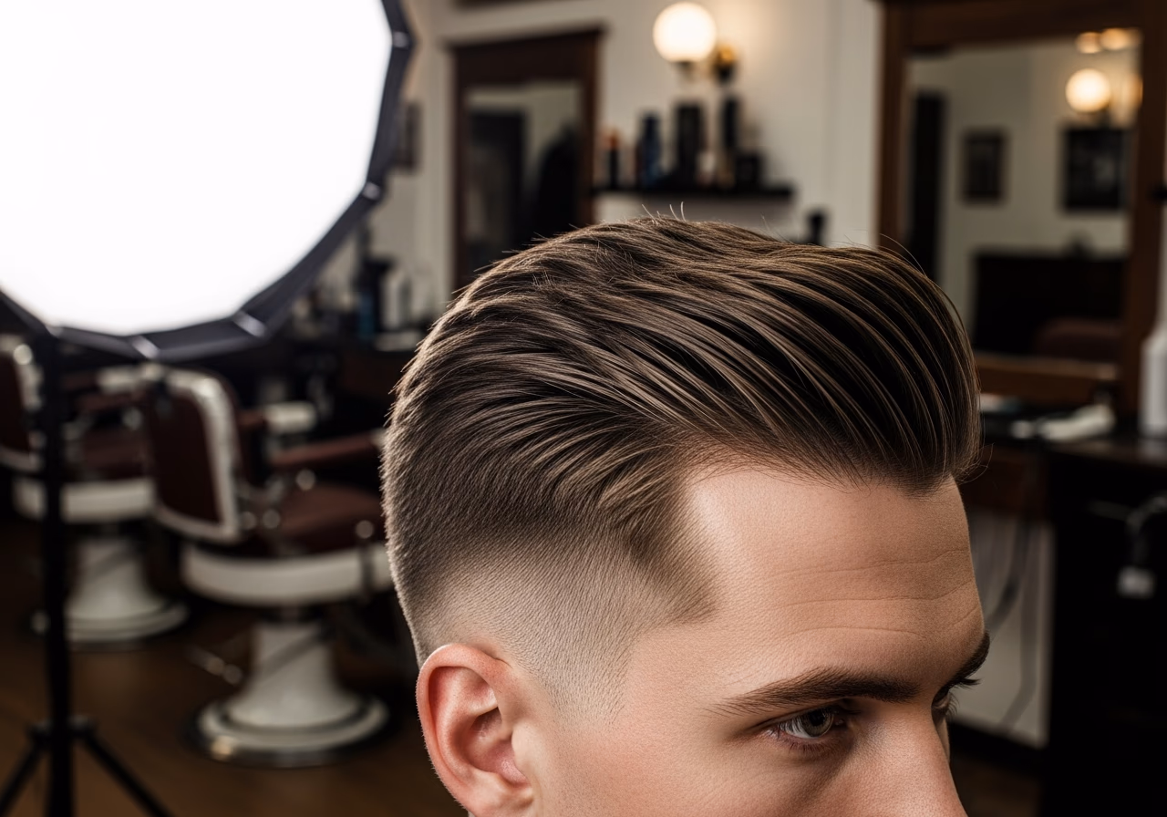 Heavy Textured Side Part Hold — for men with straight hair in 2026