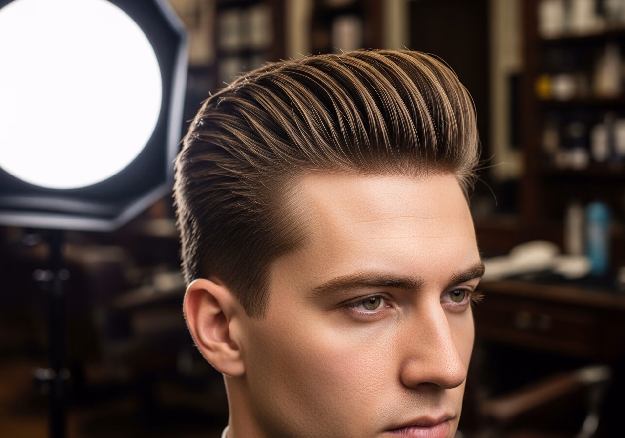 Modern Pompadour Hold — for men with straight hair in 2026