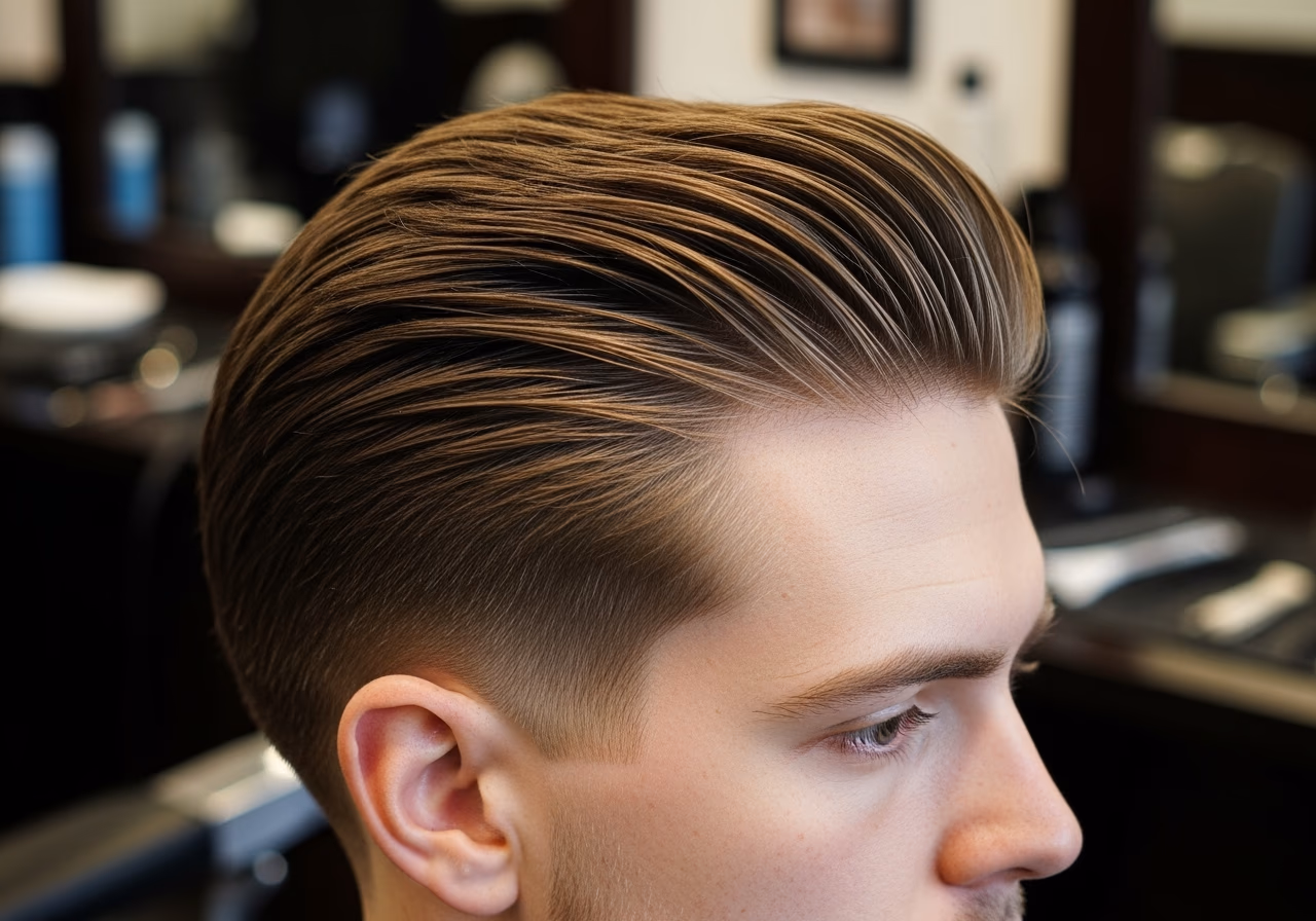 Polished Layered Slick Back — for men with straight hair in 2026