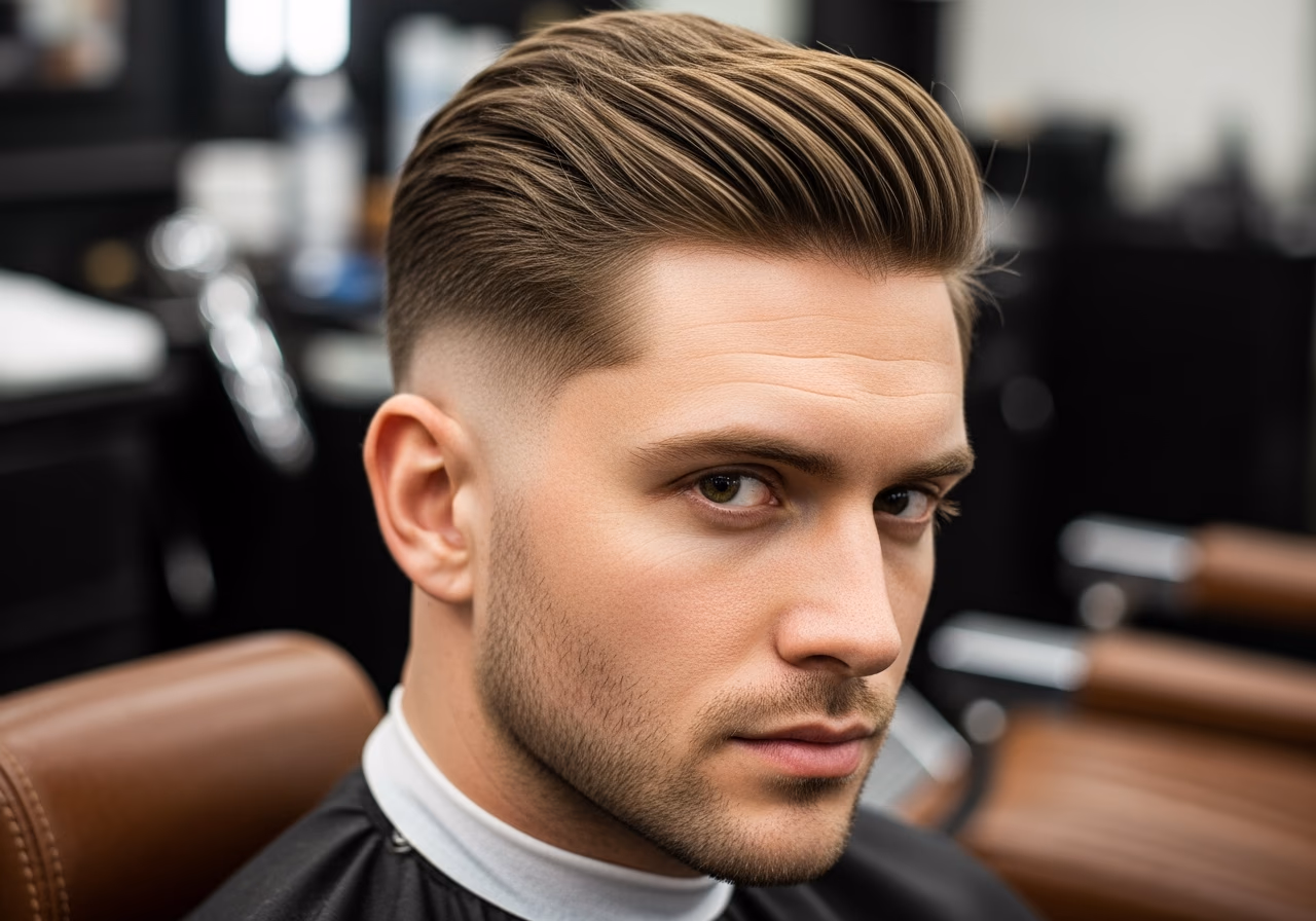 Textured Drop Fade Hold — for men with straight hair in 2026