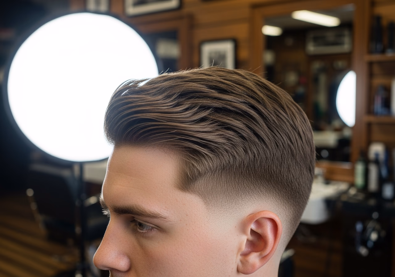 Textured Feathered Layers Hold — for men with straight hair in 2026