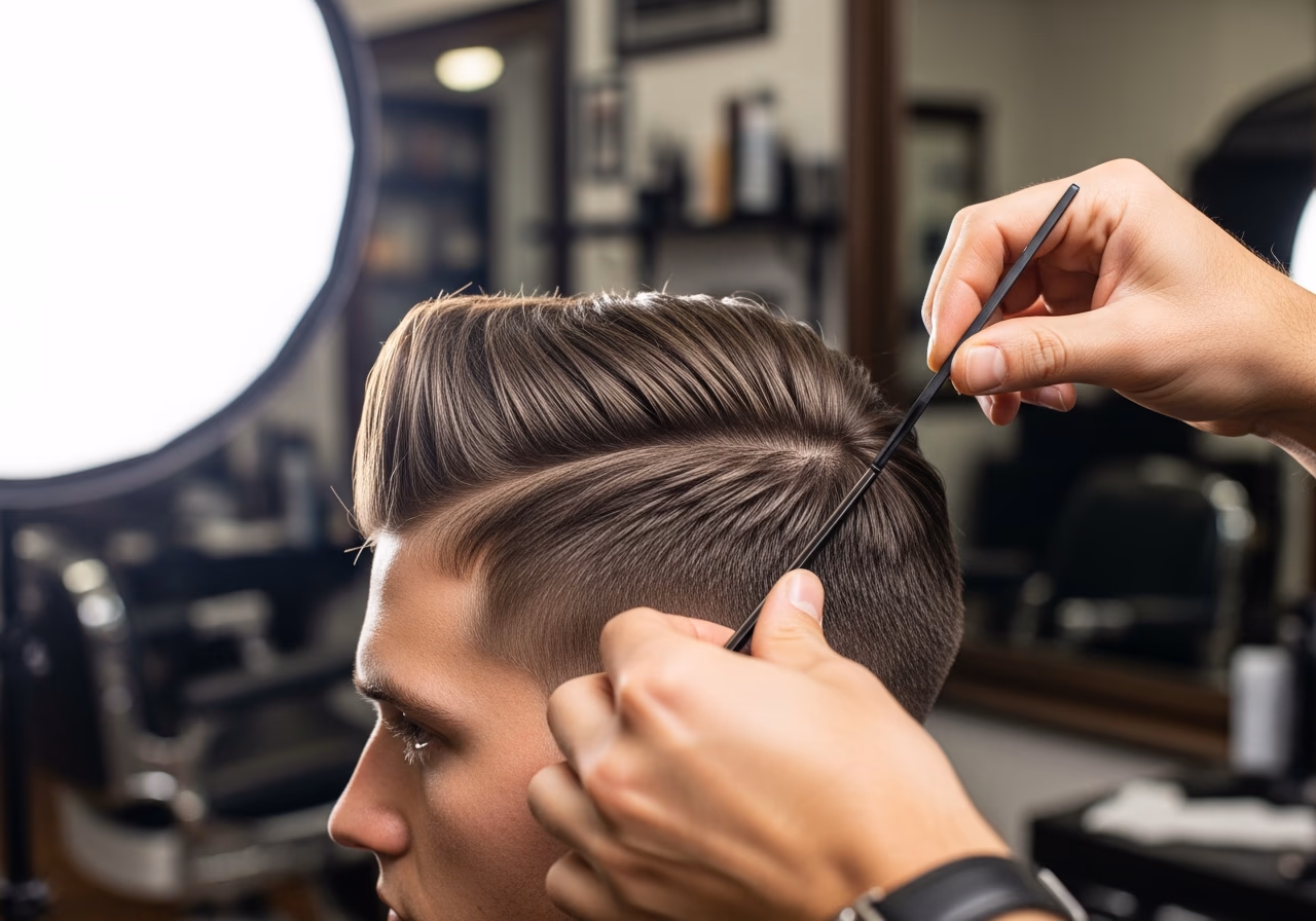 Textured Pompadour Hold — for men with straight hair in 2026
