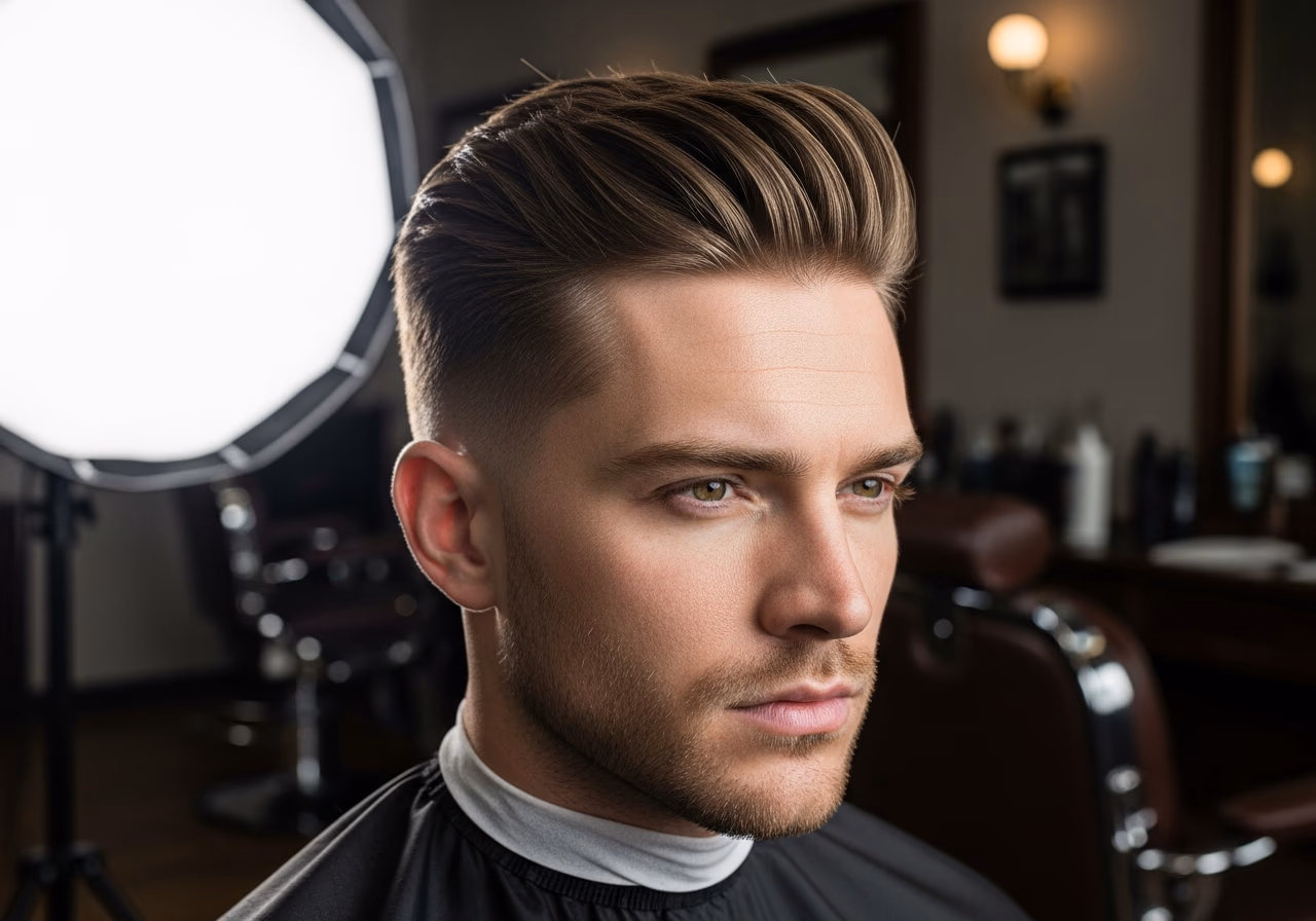Waxy Textured Crop Straight — for men with straight hair in 2026