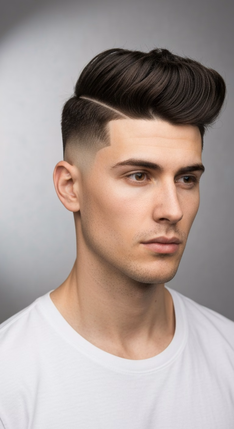 High Temple Fade - Temple Fade Haircuts for Men
