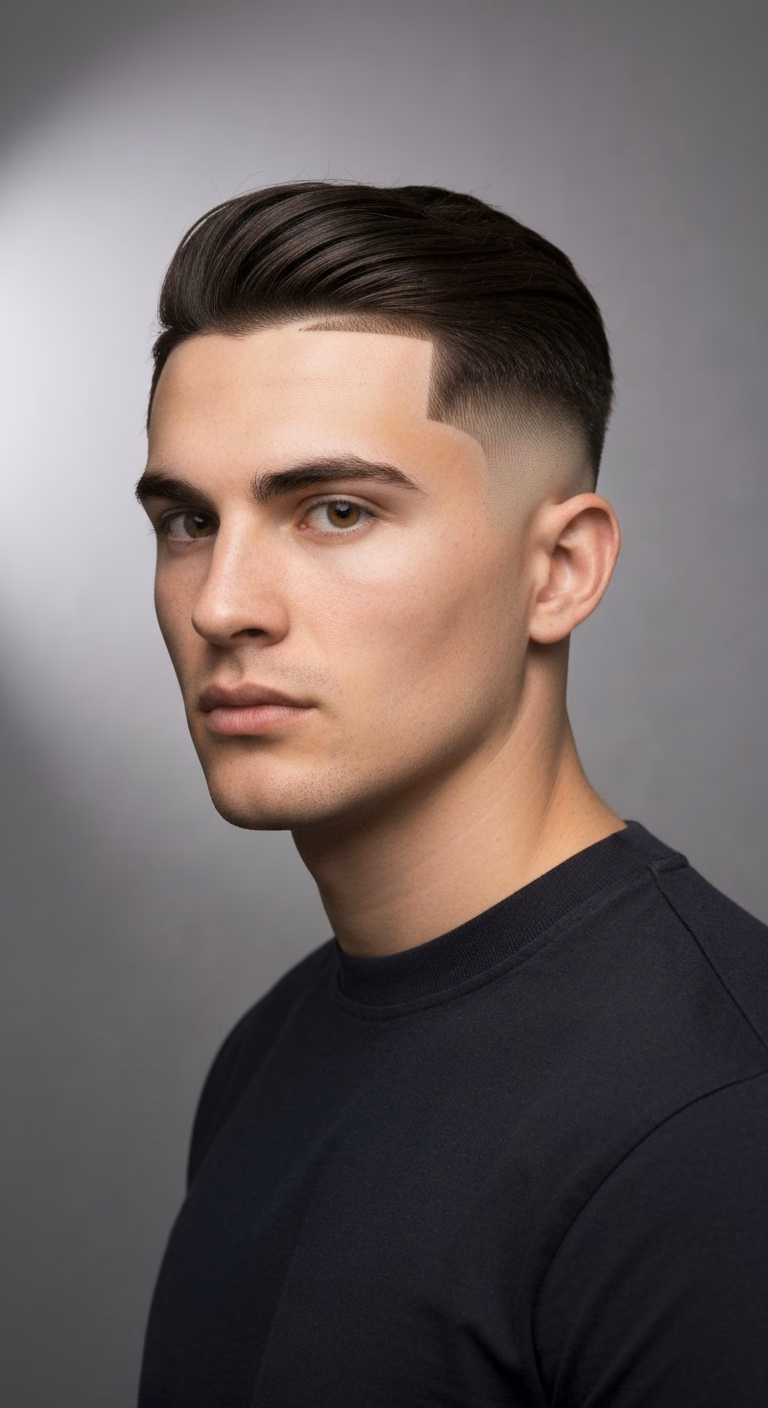 Low Temple Fade - Temple Fade Haircuts for Men