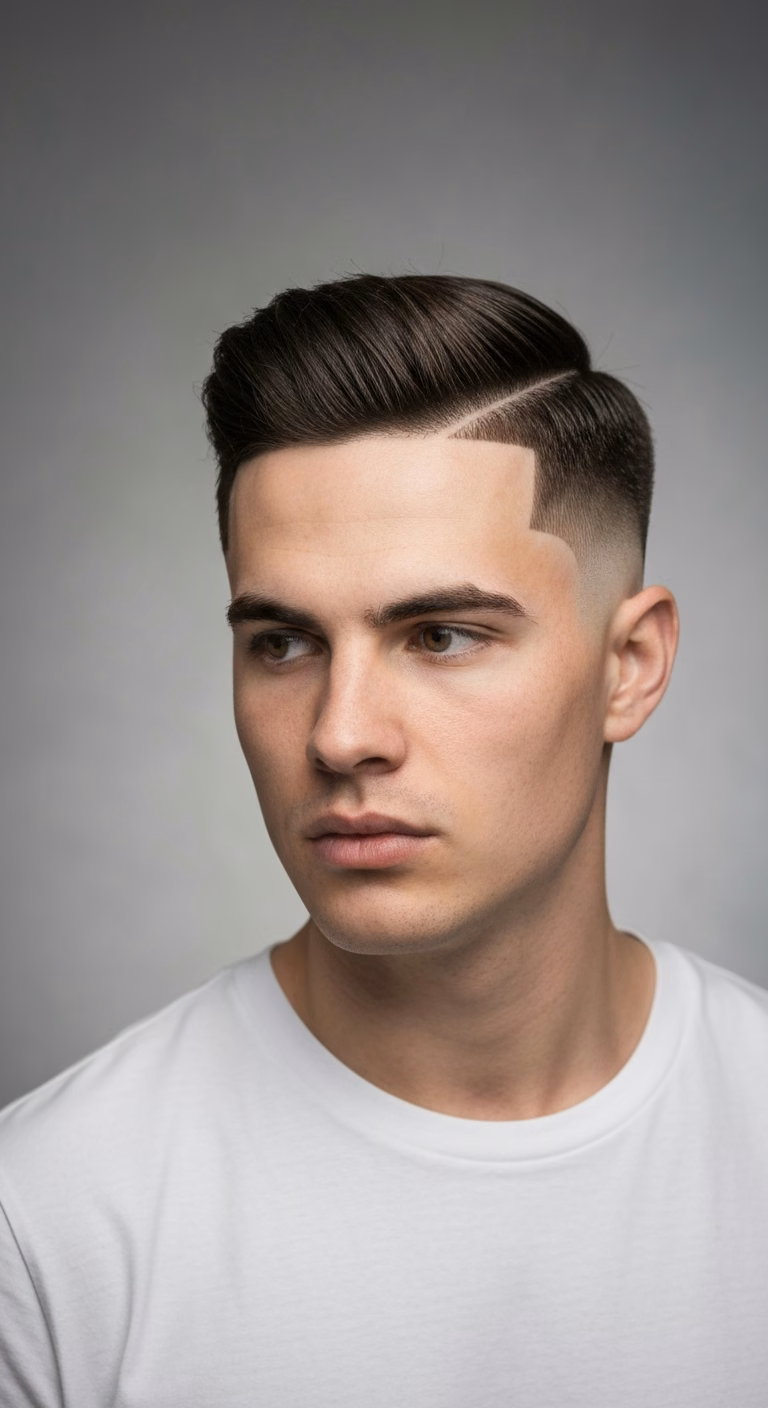 Tapered Temple Fade - Temple Fade Haircuts for Men