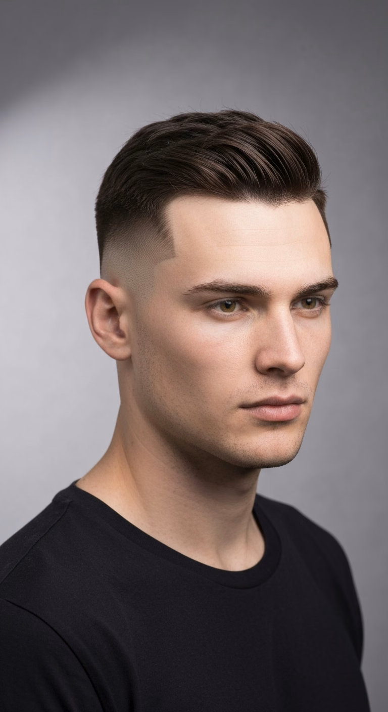 Temple Fade Buzz Cut - Temple Fade Haircuts for Men