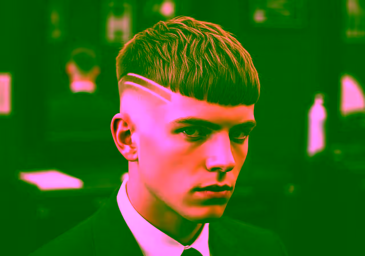 Textured Crop Hard Part — textured crop haircut for men in 2026
