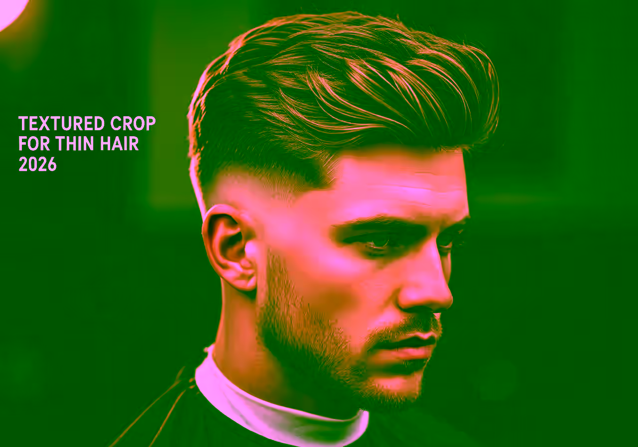 Textured Crop Thin Hair — textured crop haircut for men in 2026