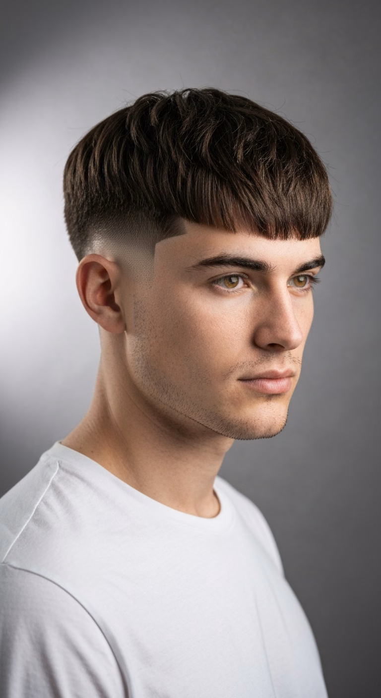Clean Textured Hard Part Hold — for men with straight hair in 2026