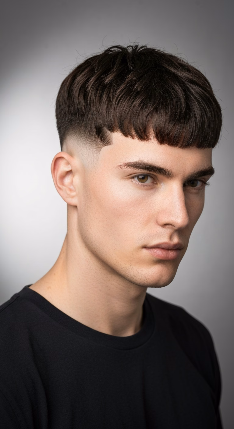 Low Maintenance Textured Fringe — for men recovering from dry or damaged hair in 2026