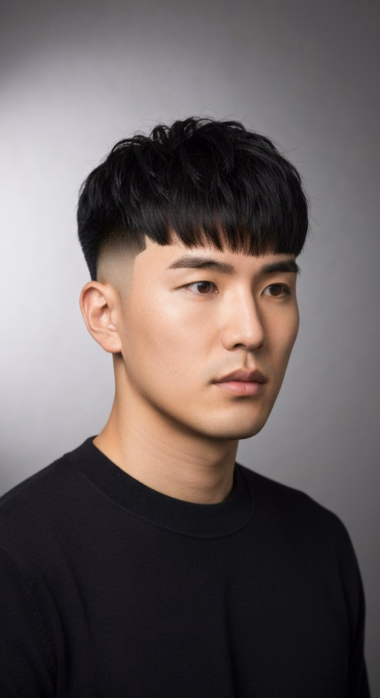 Protective Textured Fringe — for men recovering from dry or damaged hair in 2026