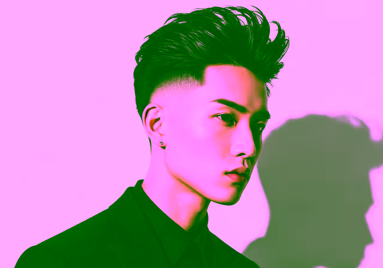 Burst Fade Two Block — two block haircut for men in 2026