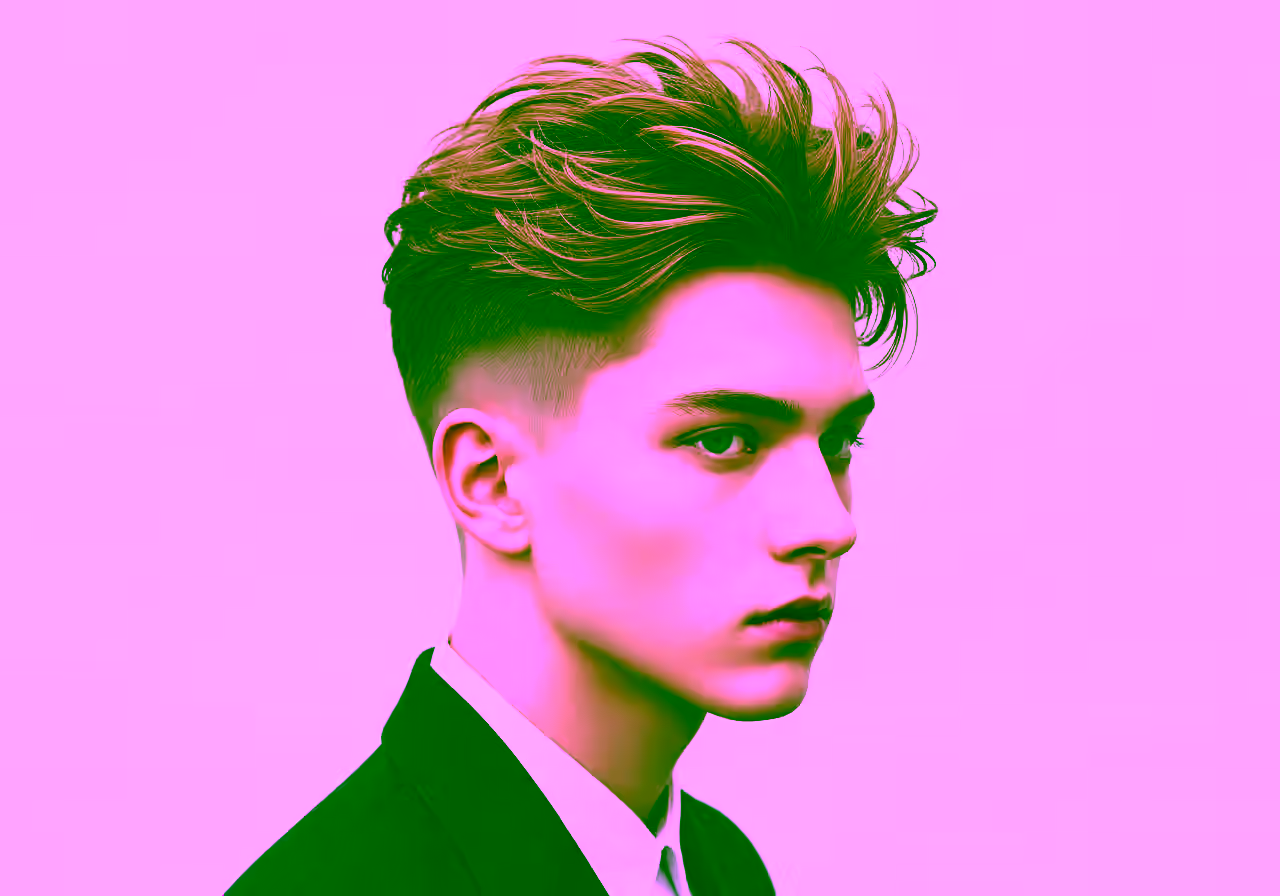 Messy Two Block — two block haircut for men in 2026