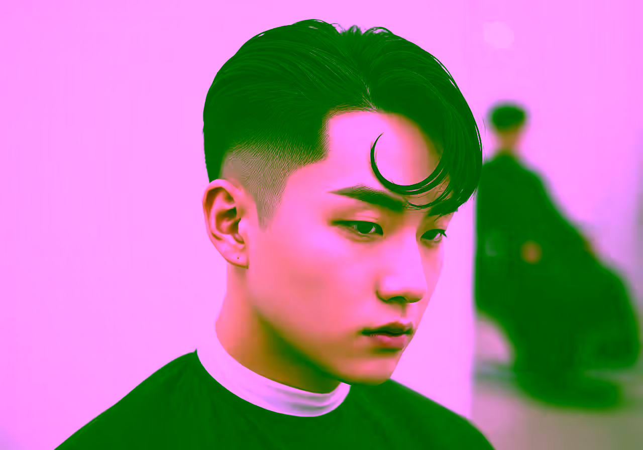 Two Block Comma Hair — two block haircut for men in 2026