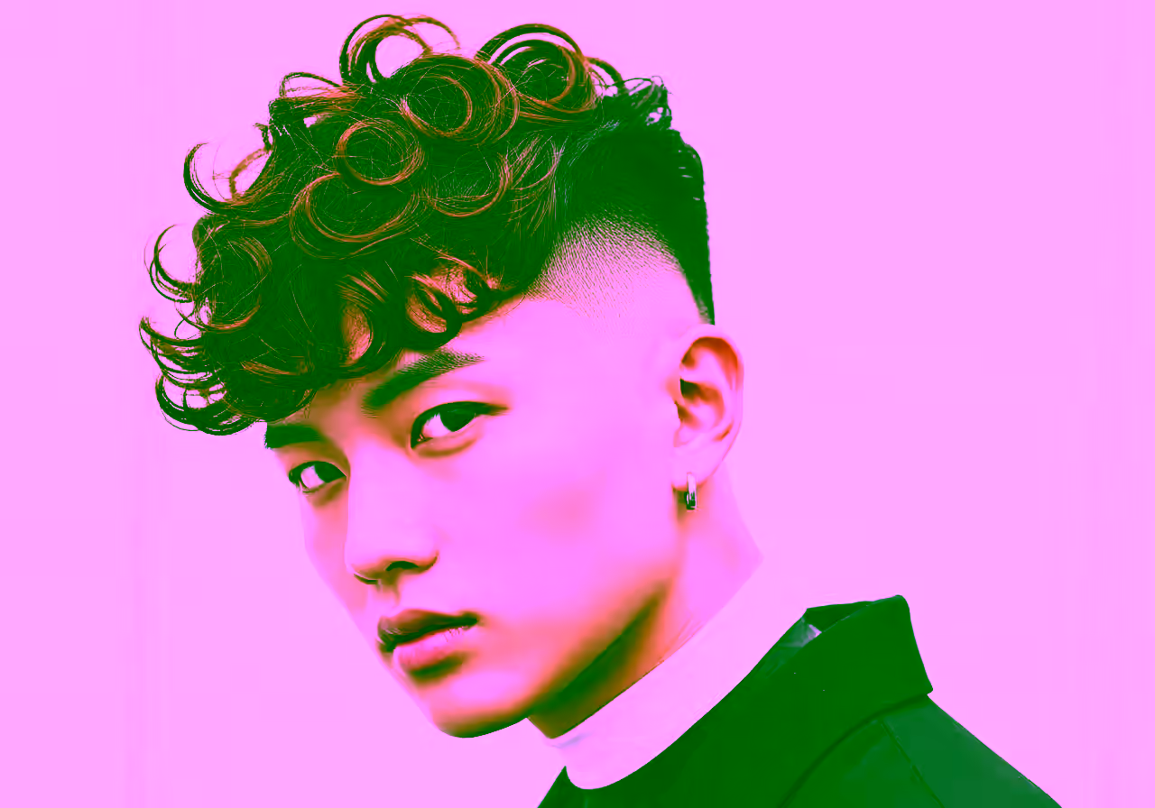 Two Block Curly Hair — two block haircut for men in 2026