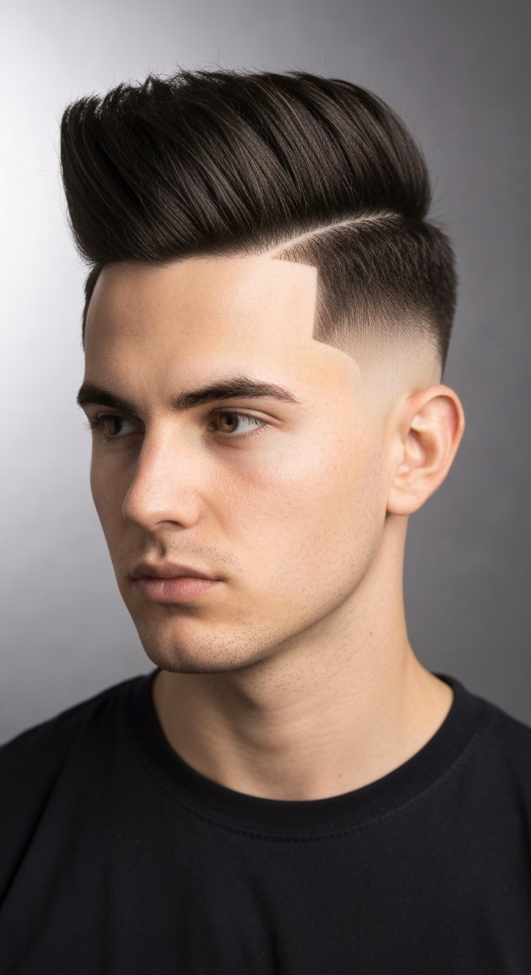 High Fade Short Textured Top Hybrid — for men experiencing hair loss or thinning in 2026