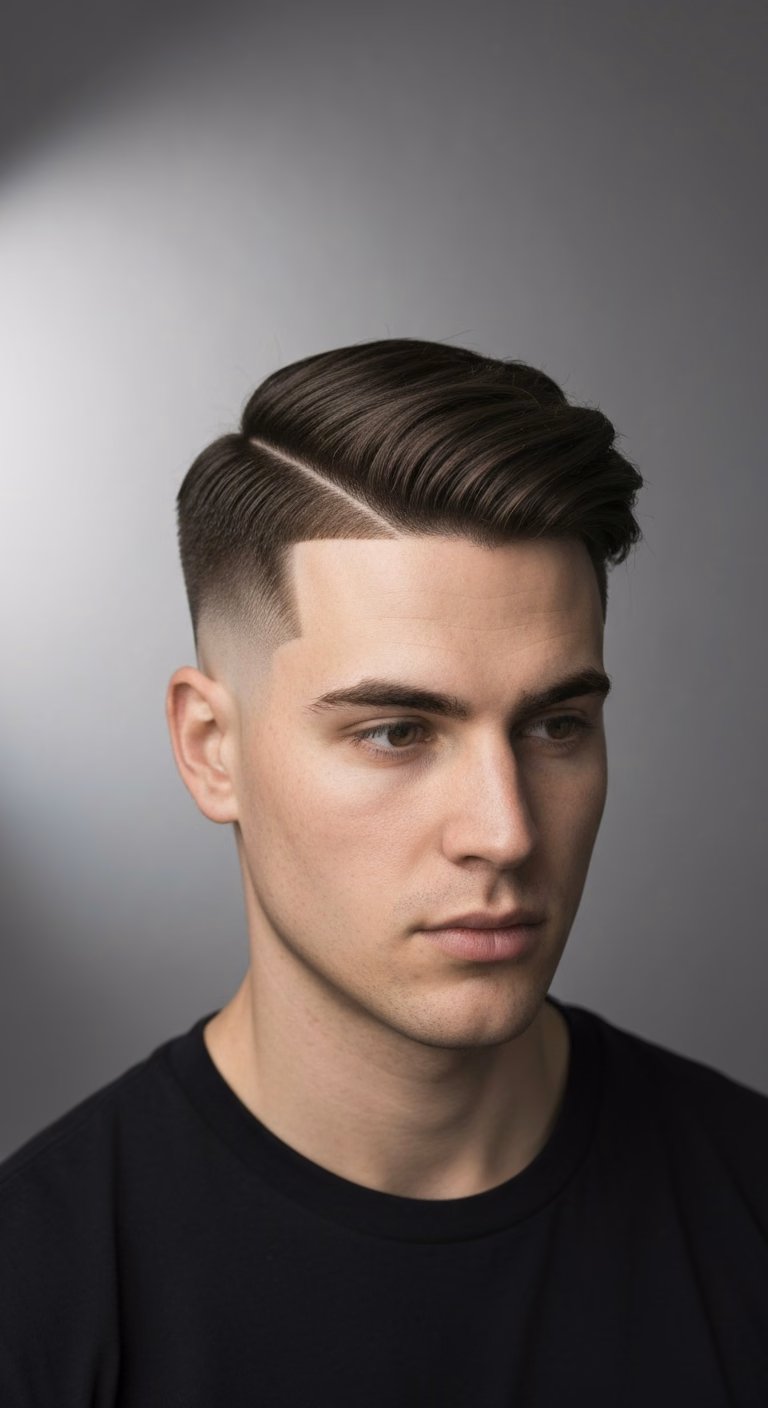 Curly Middle Part — curly hairstyle for men in 2026