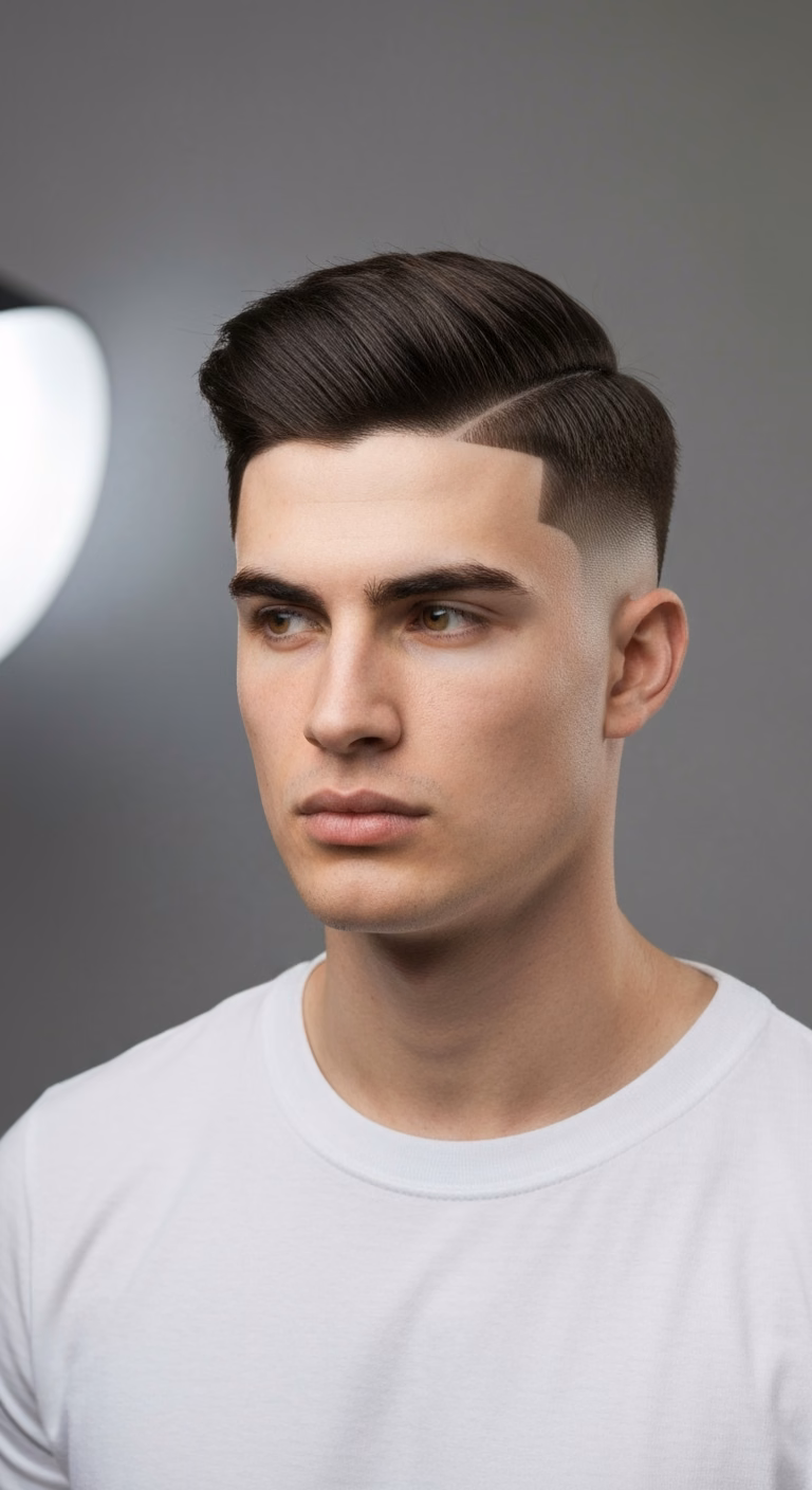 Straight Curtains Haircut — curtains haircut and middle part for men in 2026