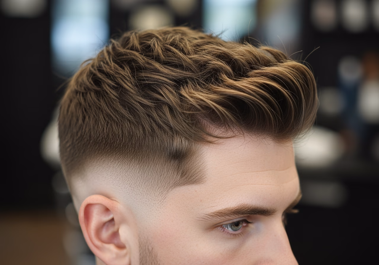 Defined Wavy French Crop — for men with wavy hair in 2026