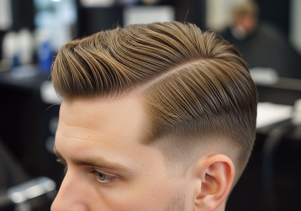 Polished Side Part Waves — for men with wavy hair in 2026