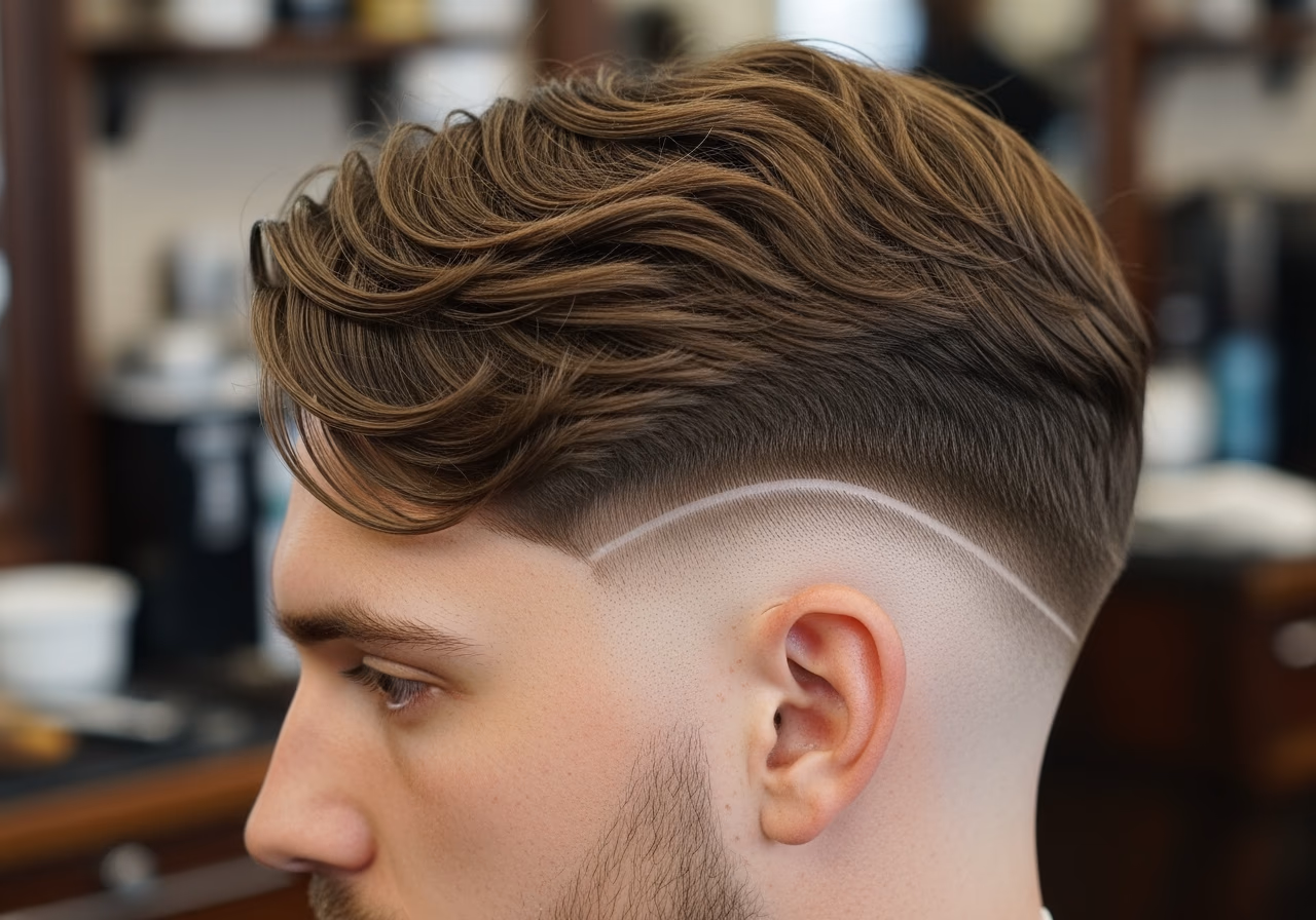Wavy Drop Fade — for men with wavy hair in 2026