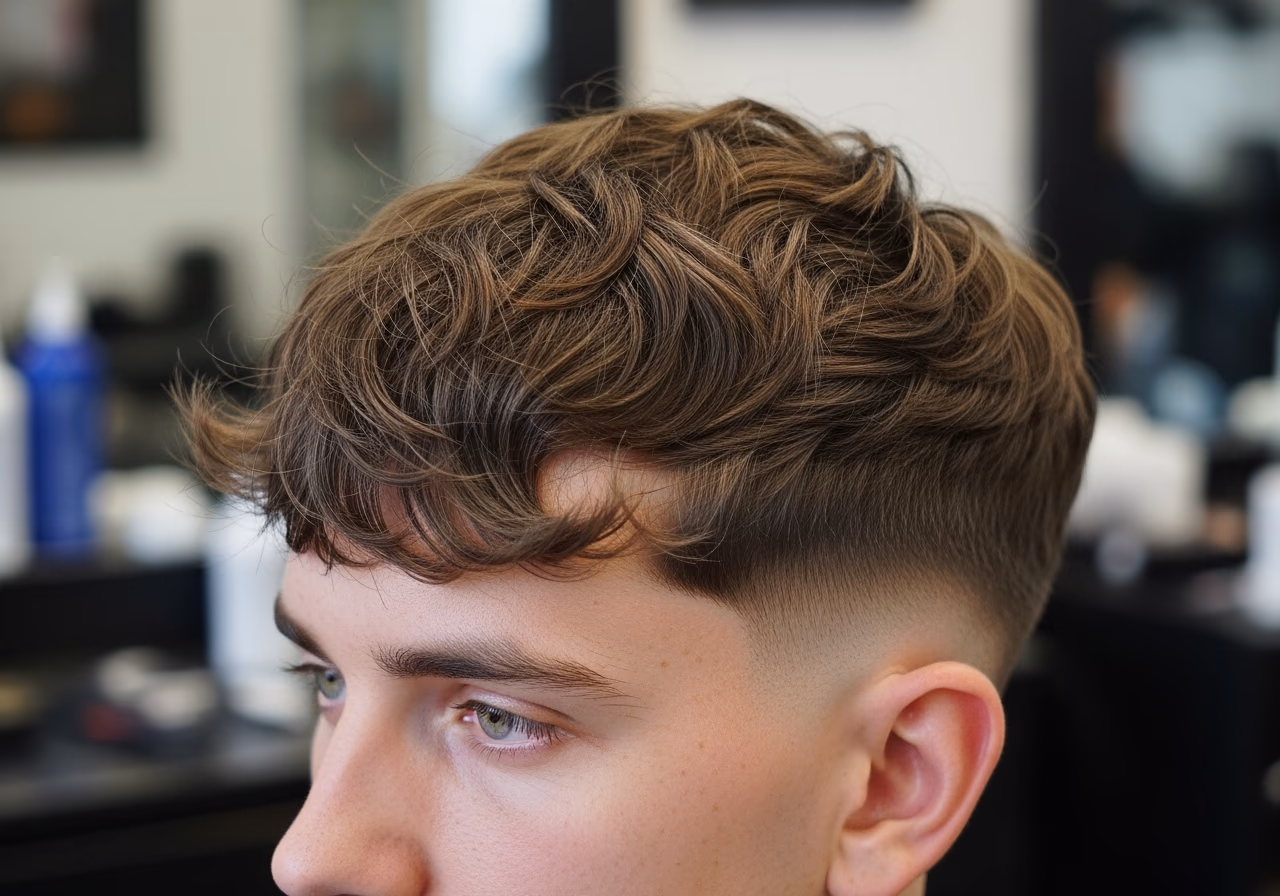Wavy Fluffy French Crop — for men with wavy hair in 2026